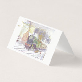 スコッ飛んでいるツマンクリスマスカード