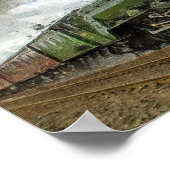 スコッ飛んでいるツマン油パインテイラストレーション ポスター (角)