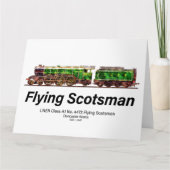 スコッ飛んでいるツマン蒸気機関車 サンキューカード (正面)