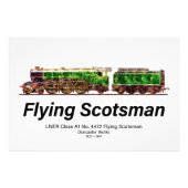 スコッ飛んでいるツマン蒸気機関車 フォトプリント            (正面)