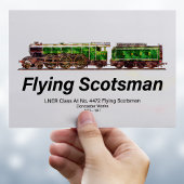 スコッ飛んでいるツマン蒸気機関車 ポストカード