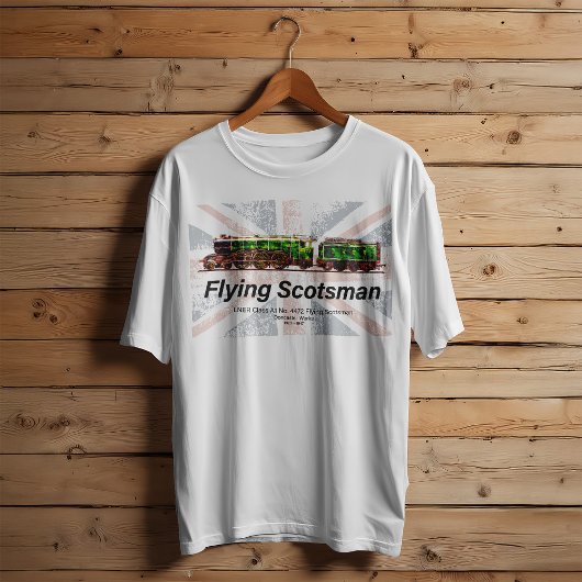スコッ飛んでいるツマン蒸気機関車 Tシャツ
