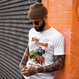 スコッ飛んでいるツマン蒸気機関車 Tシャツ