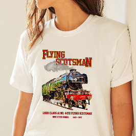 スコッ飛んでいるツマン蒸気機関車 Tシャツ