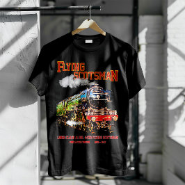 スコッ飛んでいるツマン蒸気機関車 Tシャツ