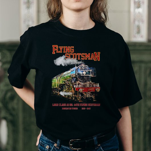 スコッ飛んでいるツマン蒸気機関車 Tシャツ