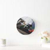 スコッ飛んでいるツマン ラウンド壁時計 (ホーム)