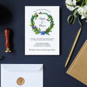 スコティエレガントットティスルフローラリース 招待状