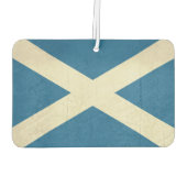 スコティグランジッシュ国旗のイラストレーション カーエアーフレッシュナー (裏面)