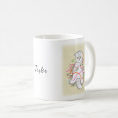 スコティッおもしろいチコットグレイ虎猫クリスマスプレゼント コーヒーマグカップ (正面右)