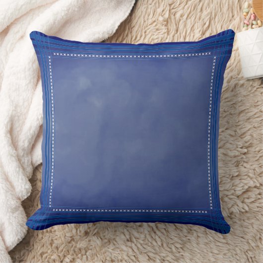 スコティッインスパイアチブルー クッション (ブランケット)