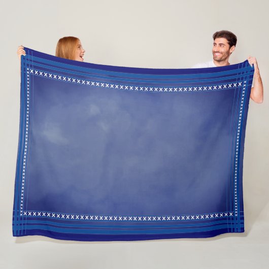 スコティッインスパイアチブルー フリースブランケット (インサイチュ)