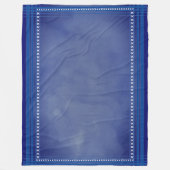 スコティッインスパイアチブルー フリースブランケット (正面)