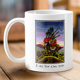 スコティッカスタムティテリアバグパイズコーヒーマグ コーヒーマグカップ