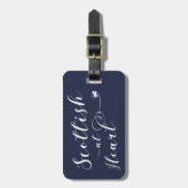 スコティッシュアットハートラゲージタグ ラゲッジタグ (正面縦)