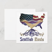 スコティッシュアメリカンアンテイストリー招待状 招待状 (正面/裏面)