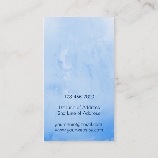 スコティッシュアメリカンシスルの名刺テンプレート 名刺 (裏面)