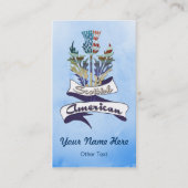 スコティッシュアメリカンシスルの名刺テンプレート 名刺 (正面)