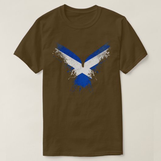 スコティッシュイーグル国旗 Tシャツ (デザイン正面)