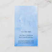 スコティッシュカナディアンサイスルビジネスカードテンプレート 名刺 (裏面)