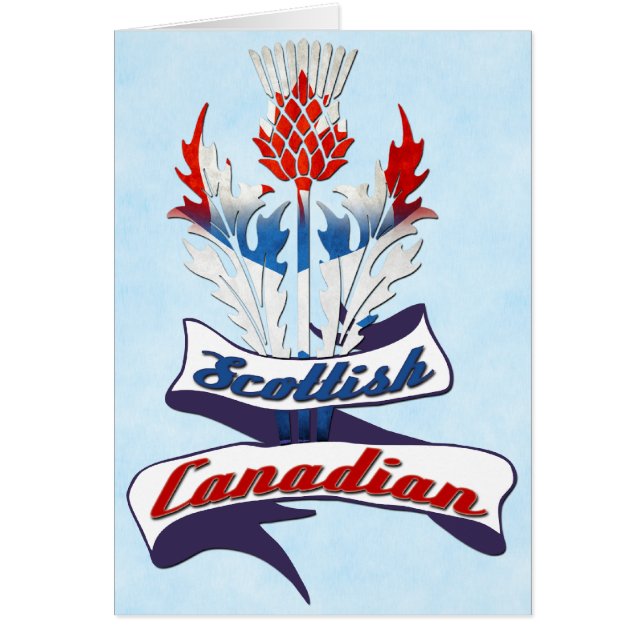 スコティッシュカナディアンティスルカード (正面)