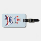 スコティッシュカナディアンティスルラゲッジタグテンプレート ラゲッジタグ (正面横)