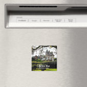 スコティッシュガスリー藩の城記念スポット マグネット (インサイチュ (食洗機))