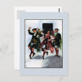 スコティッシュキルトダンスブックイラストレーション ポストカード (正面/裏面)