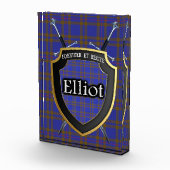 スコティッシュクランエリオットタータンチェック フォトブロック (右)