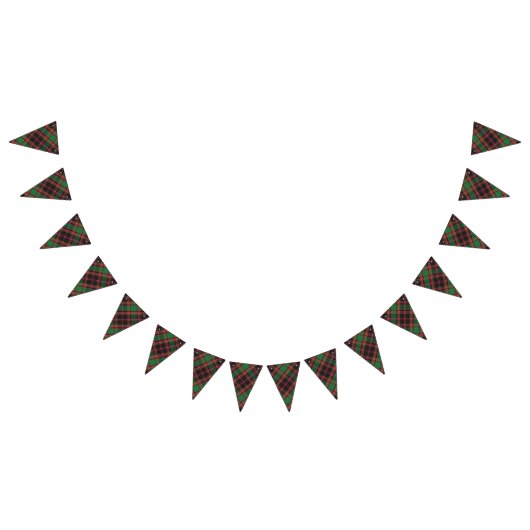 スコティッシュクランカミング狩りタータンチェック バンティングフラッグ (全)