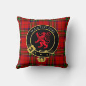 スコティッシュクランクレストタータンチェックライオン クッション (裏面)