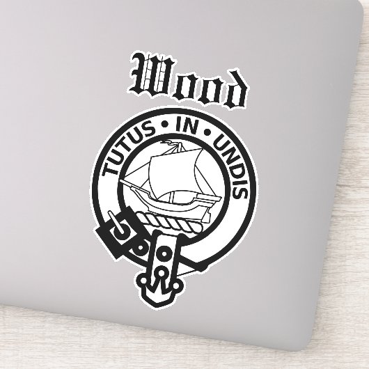 スコティッシュクランドウッドクレストバッジラージシール シール (詳細)