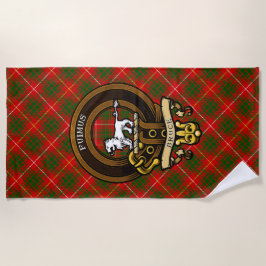 スコティッシュクランドブルース・バッジとクレスト |コート・オブ・アームズ ビーチタオル