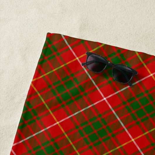 スコティッシュクランドブルース・バッジとクレスト |コート・オブ・アームズ ビーチタオル (インサイチュ)