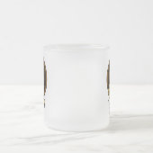 スコティッシュクランドブルース・バッジとクレスト |コート・オブ・アームズ フロストグラスマグカップ (中央)