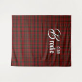 スコティッシュクランドブロディの壁タペストリー タペストリー (正面(横))