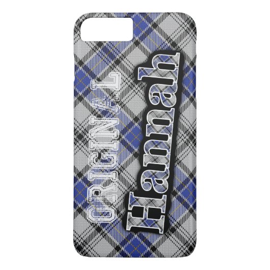 スコティッシュクランハンナハネイタータンチェック Case-Mate iPhoneケース (裏面)