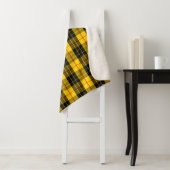 スコティッシュクランマクレオッドタータンチェックプレイド シェルパブランケット (インサイチュ)