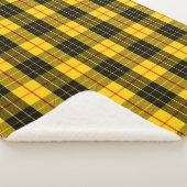 スコティッシュクランマクレオッドタータンチェックプレイド シェルパブランケット (3/4)