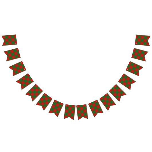 スコティッシュクランモンクリフタータンチェック バンティングフラッグ (全)