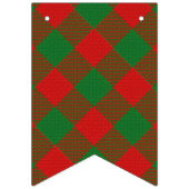 スコティッシュクランモンクリフタータンチェック バンティングフラッグ (第1の旗)