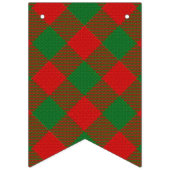 スコティッシュクランモンクリフタータンチェック バンティングフラッグ (第3の旗)