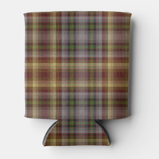 スコティッシュクランMacKay of StrathnaverタータンチェックPlaid 缶クーラー (正面)