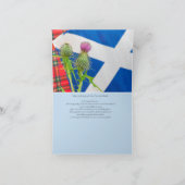 スコティッシュクリスマスカード サンキューカード (内部)