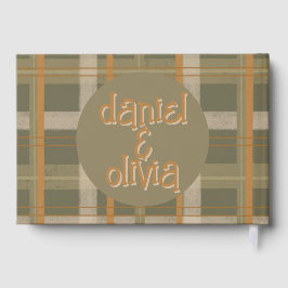 スコティッシュケルトタータンチェックパタ結婚ーン ゲストブック