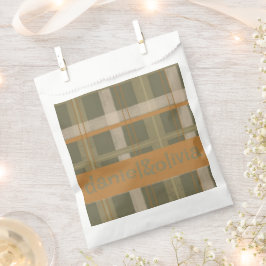 スコティッシュケルトタータンチェックパタ結婚ーン フェイバーバッグ