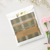 スコティッシュケルトタータンチェックパタ結婚ーン フェイバーバッグ (封をした状態)