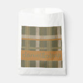 スコティッシュケルトタータンチェックパタ結婚ーン フェイバーバッグ (正面)