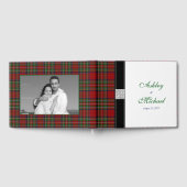 スコティッシュケルト王室のスチュアートタータンチェック結婚ズ ゲストブック (全面)