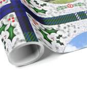 スコティッシュサザーランドクランドンロビンキャッスルタータンチェック ラッピングペーパー (ロールコーナー)